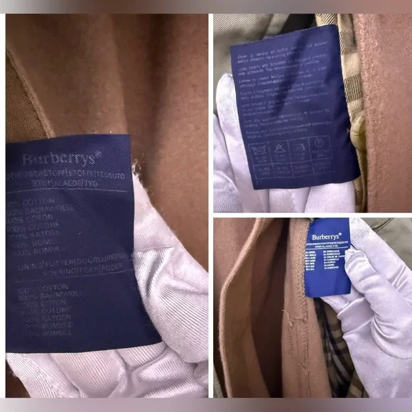 VTG 80’s Burberrys Trench Coat Full Removable Lining Nova Women’s 14 Extra Long - Picture 6 of 16